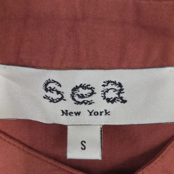 Sea New York Salome Puff Sleeve Top Sunset S - Picture 5 of 13